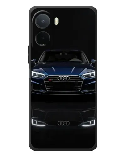 Чохол для Xiaomi POCO M7 з картинкою «Audi — нічне відображення»