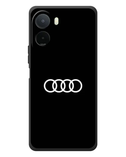 Чохол для Xiaomi POCO M7 з картинкою «Audi White Logo»