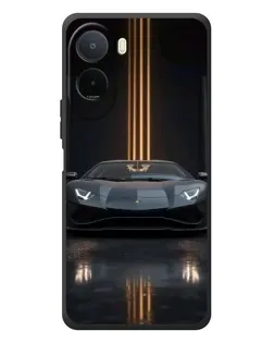 Чохол для Xiaomi POCO M7 з картинкою «Lamborghini золоті лінії» Чохол для Xiaomi POCO M7 з картинкою «Lamborghini золоті лінії»