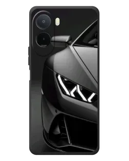 Чохол для Xiaomi POCO M7 з картинкою «Lamborghini фари деталізація»