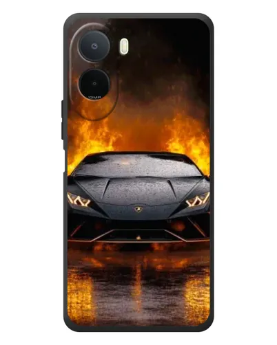 Чохол для Xiaomi POCO M7 з картинкою «Lamborghini у вогні» Чохол для Xiaomi POCO M7 з картинкою «Lamborghini у вогні»