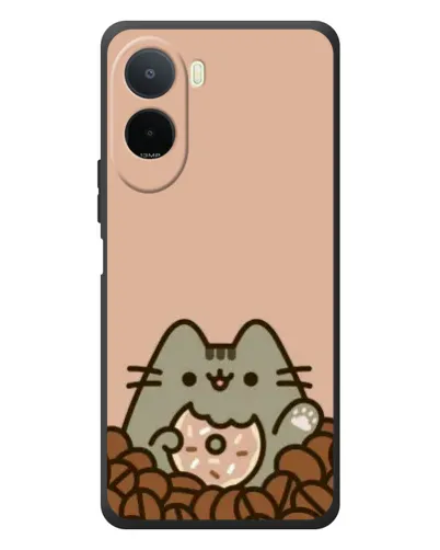 Чохол для Xiaomi POCO M7 з картинкою «Кавовий Пушин» Чохол для Xiaomi POCO M7 з картинкою «Кавовий Пушин»