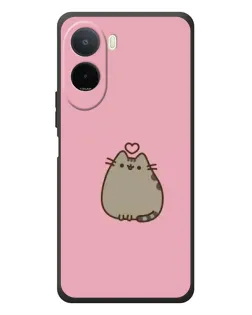 Чохол для Xiaomi POCO M7 з картинкою «Pusheen серце»