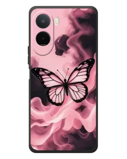Чехол для Xiaomi POCO M7 с картинкой «Бабочка в дыму»