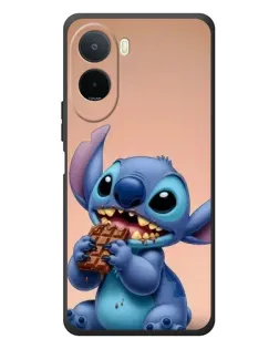 Чохол для Xiaomi POCO M7 з картинкою «Стіч їсть шоколад»