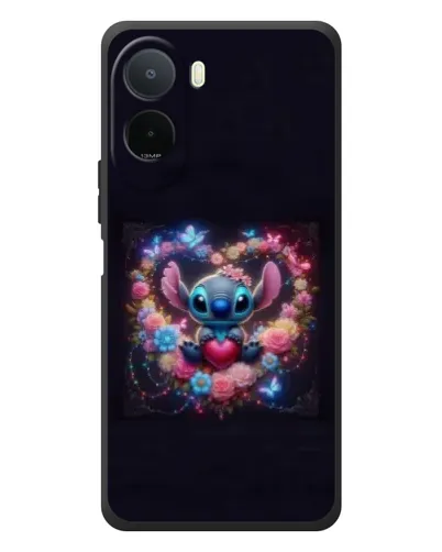 Чохол для Xiaomi POCO M7 з картинкою «Stitch у квітах» Чохол для Xiaomi POCO M7 з картинкою «Stitch у квітах»