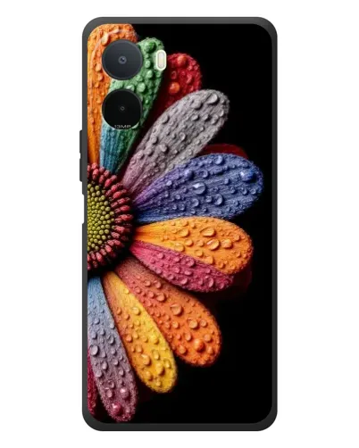 Чохол для Xiaomi POCO M7 з картинкою «Райдужна квітка»