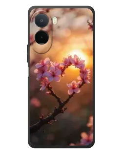 Чохол для Xiaomi POCO M7 з картинкою «Рожевий цвіт сердечко на тлі заходу» Чохол для Xiaomi POCO M7 з картинкою «Рожевий цвіт сердечко на тлі заходу»