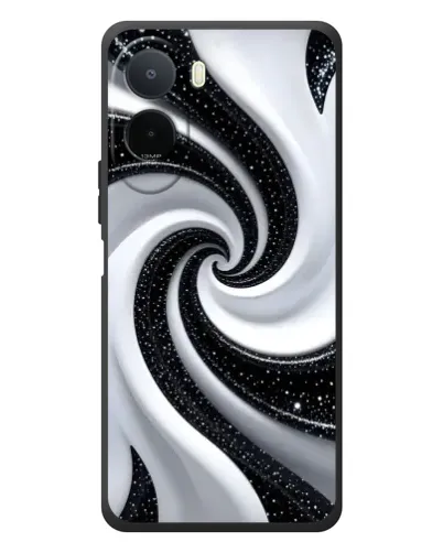 Чехол для Xiaomi POCO M7 с картинкой «Черно-белая спираль» Чехол для Xiaomi POCO M7 с картинкой «Черно-белая спираль»