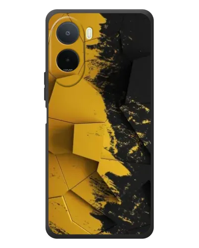 Чехол для Xiaomi POCO M7 с картинкой «Золотые осколки геометрии» Чехол для Xiaomi POCO M7 с картинкой «Золотые осколки геометрии»