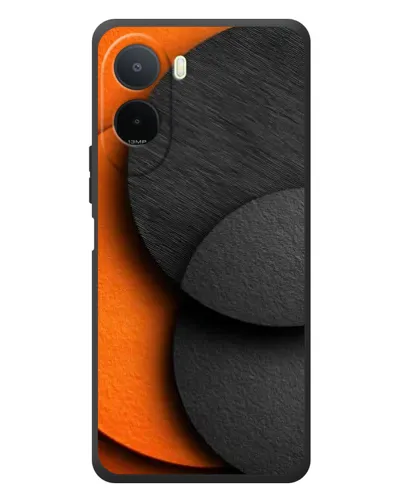 Чехол для Xiaomi POCO M7 с картинкой «Геометрия оранжевых кругов» Чехол для Xiaomi POCO M7 с картинкой «Геометрия оранжевых кругов»
