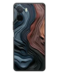 Чехол для Xiaomi POCO M7 с картинкой «Цветные волны каньона»