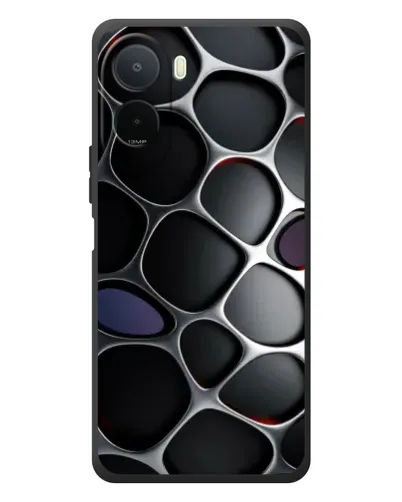 Чехол для Xiaomi POCO M7 с картинкой «Объемная темная решетка» Чехол для Xiaomi POCO M7 с картинкой «Объемная темная решетка»
