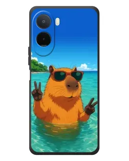 Чехол для Xiaomi POCO M7 с картинкой «Морская капибара» Чехол для Xiaomi POCO M7 с картинкой «Морская капибара»