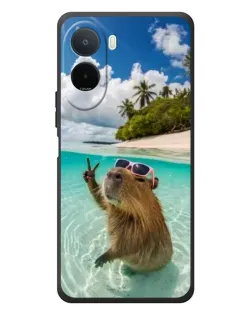 Чехол для Xiaomi POCO M7 с картинкой «Капибара на море» Чехол для Xiaomi POCO M7 с картинкой «Капибара на море»