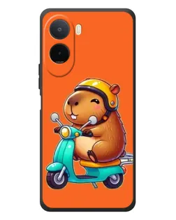 Чехол для Xiaomi POCO M7 с картинкой «Капибара на скутере» Чехол для Xiaomi POCO M7 с картинкой «Капибара на скутере»