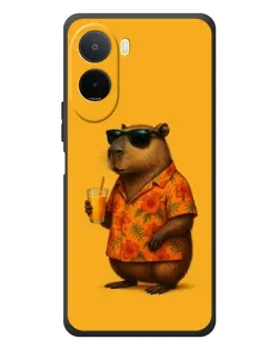 Чехол для Xiaomi POCO M7 с картинкой «Капибара на отдыхе» Чехол для Xiaomi POCO M7 с картинкой «Капибара на отдыхе»