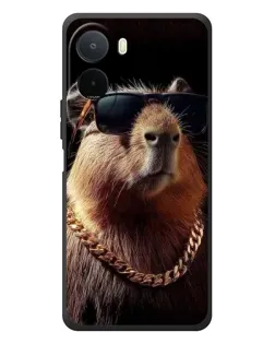 Чехол для Xiaomi POCO M7 с картинкой «Капибара золотая цепь» Чехол для Xiaomi POCO M7 с картинкой «Капибара золотая цепь»