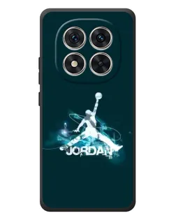 Чехол для Xiaomi Poco M8 Pro с картинкой «Jordan Blue Fire»
