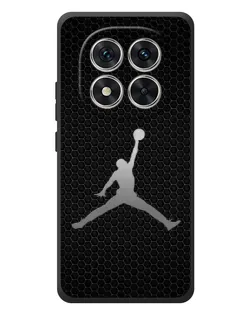Чехол для Xiaomi Poco M8 Pro с картинкой «Jordan Dark Carbon»
