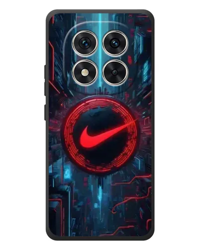 Чехол для Xiaomi Poco M8 Pro с картинкой «Техногенный стиль Nike»