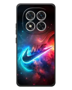Чехол для Xiaomi Poco M8 Pro с картинкой «Огненный логотип Nike»