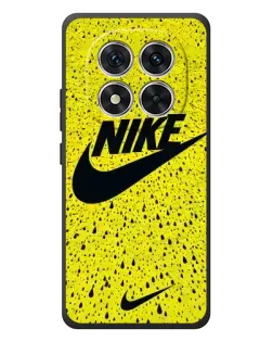 Чехол для Xiaomi Poco M8 Pro с картинкой «Желтый текстурный Nike»