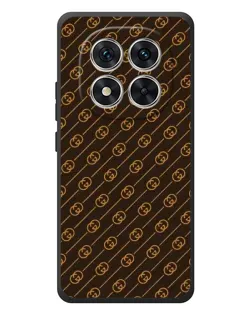 Чехол для Xiaomi Poco M8 Pro с картинкой «Gucci — золотые диагонали»
