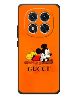 Чохол для Xiaomi Poco M8 Pro з картинкою «Міккі Маус Gucci — помаранч»