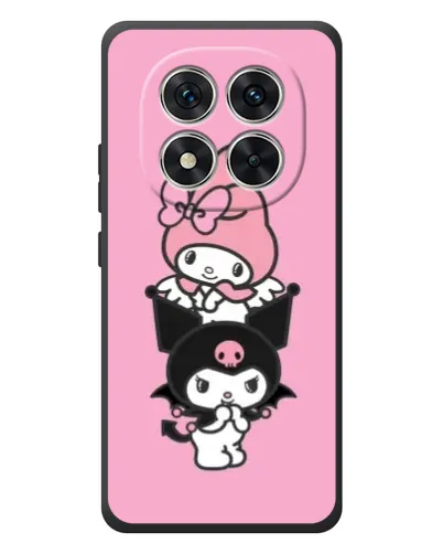 Чехол для Xiaomi Poco M8 Pro с картинкой «My Melody и Kuromi»