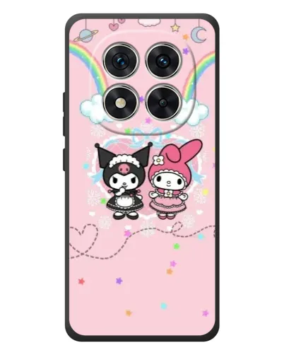 Чехол для Xiaomi Poco M8 Pro с картинкой «My Melody и Kuromi»