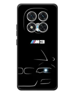 Чехол для Xiaomi Poco M8 Pro с картинкой «Минималистичный принт BMW M3»