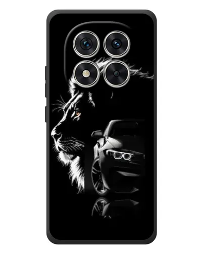 Чехол для Xiaomi Poco M8 Pro с картинкой «BMW и лев»