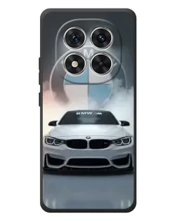 Чохол для Xiaomi Poco M8 Pro з картинкою «BMW в білому диму»