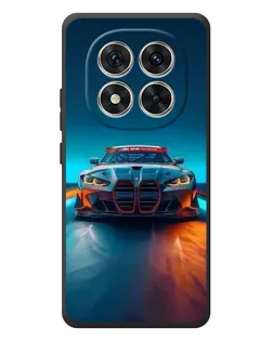 Чохол для Xiaomi Poco M8 Pro з картинкою «BMW — вогні неону»