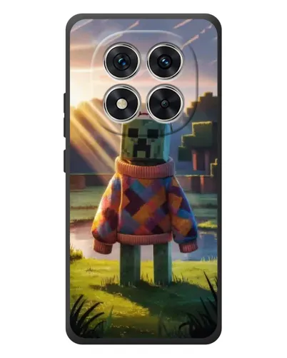 Чехол для Xiaomi Poco M8 Pro с картинкой «Крипер в свитере»