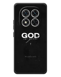 Чехол для Xiaomi Poco M8 Pro с картинкой «GOD — Бог над всем»