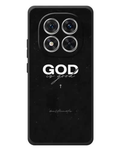 Чехол для Xiaomi Poco M8 Pro с картинкой «GOD — Бог над всем»