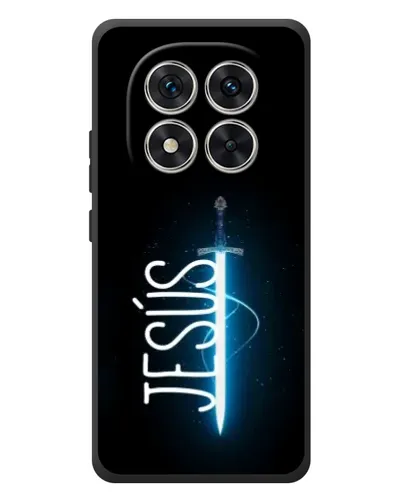 Чехол для Xiaomi Poco M8 Pro с картинкой «Меч Духа Jesus»