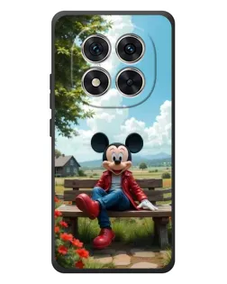 Чехол для Xiaomi Poco M8 Pro с картинкой «Микки на скамейке»