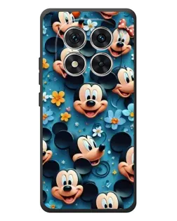 Чехол для Xiaomi Poco M8 Pro с картинкой «Паттерн Микки и Минни»