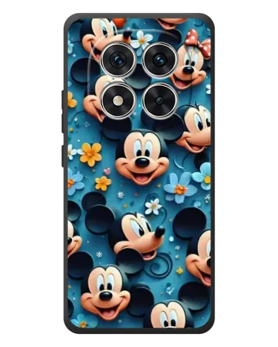 Чехол для Xiaomi Poco M8 Pro с картинкой «Паттерн Микки и Минни»