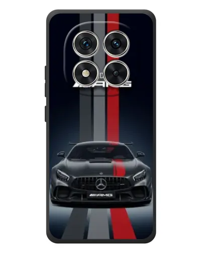 Чехол для Xiaomi Poco M8 Pro с картинкой «Mercedes — белый карбон»