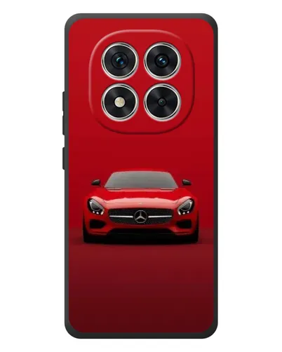 Чехол для Xiaomi Poco M8 Pro с картинкой «Красный Mercedes AMG»