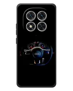 Чохол для Xiaomi Poco M8 Pro з картинкою «Салон Audi — кермо»