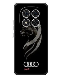 Чехол для Xiaomi Poco M8 Pro с картинкой «Графика — пантера и Audi»