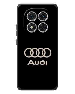 Чехол для Xiaomi Poco M8 Pro с картинкой «Audi — золотой логотип»