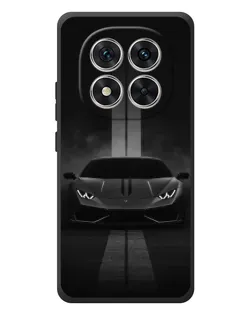 Чехол для Xiaomi Poco M8 Pro с картинкой «Lamborghini симметрия дорог»