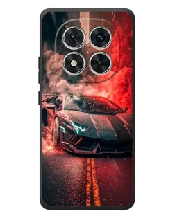 Чехол для Xiaomi Poco M8 Pro с картинкой «Lamborghini красный дым»
