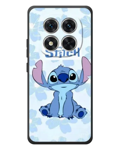 Чехол для Xiaomi Poco M8 Pro с картинкой «Stitch среди цветов»
